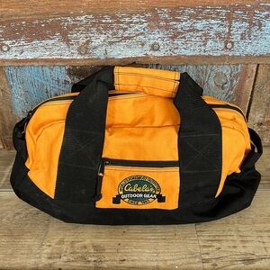 Cabela's Men's Black and Yellow Outdoor Gear Bag